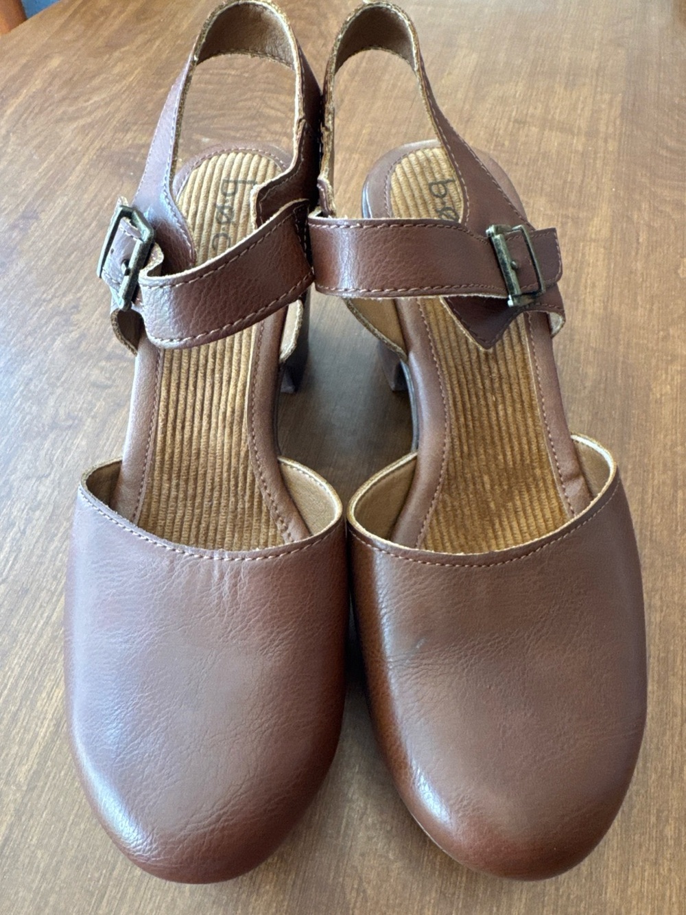 Brown Women's Slingback Pumps by boc